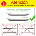 thumbnail image 3 of Funda IBENZER HexPact MacBook PRO 13 Touchbar NG A2159 A1706 A1708 A1989 Transparente Negro iBenzer A2159 A1706 A1708 A1989, 3 of 7