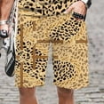 Leopard Luxury Graphic Beach Shorts Pants Men 3D Printed Surfing Board