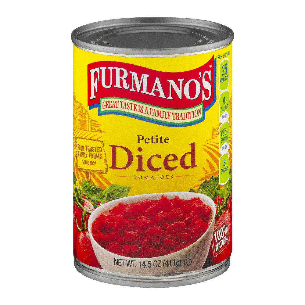 Furmano's Petite Diced Tomatoes, 14.5 Oz