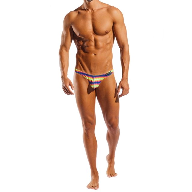 Cocksox Men's Enhancing Pouch Thong CX05 (Small, Trance)