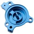 thumbnail image 3 of Tusk Aluminum Oil Filter Cover Blue for Yamaha YFZ450R 2009-2022, 3 of 6