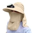 thumbnail image 2 of YTCAMLO Sun Hats for Men Solar Fan Outdoor Fishing Hat with Neck Flap and Face Mask Breathable Foldable Wide Brim Hiking Sunshade Hat, 2 of 4