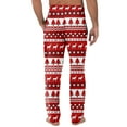 thumbnail image 5 of JGNGSHN Men's Christmas Pajamas Pants Soft Lightweight Pjs Bottoms Sleepwear Bottom Pants with Pocket Drawstring, 5 of 7