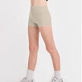thumbnail image 4 of YOUYEDIAN Girls Athletic Shorts Kids High Waist Biker Dance Gymnastics Shorts Comfy Yoga Active Workout Volleyball Shorts (Beige, 13-14 Years), 4 of 6