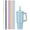 Color Straw*6 For 40oz/30oz, variant on Replacement Straw Compatible with Stanley 40 oz 30 oz Cup Tumbler, 6 Pack Reusable Straw with Cleaning Brush, Plastic, Stainless Steel
