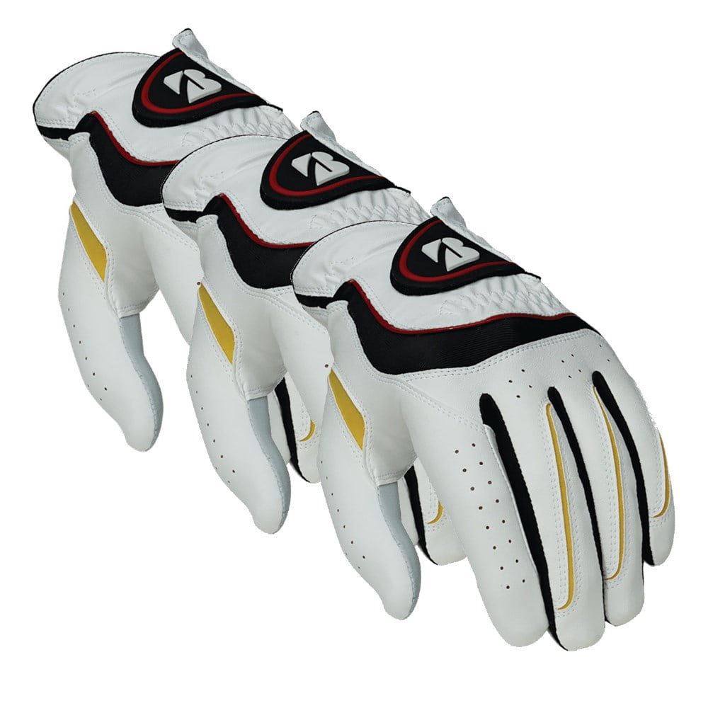 3 NEW Bridgestone Soft Grip Leather Hybrid Gloves Small Regular RH