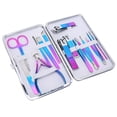 thumbnail image 3 of 15pcs Nail Clipper Set Eyebrow Scissors Dead Skin Pusher Manicure Pedicure Kit (7023D), 3 of 14