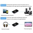 thumbnail image 6 of 2 In 1 Bluetooth Transmitter Receiver Wireless Adapter For iOS Android TV USA, 6 of 12
