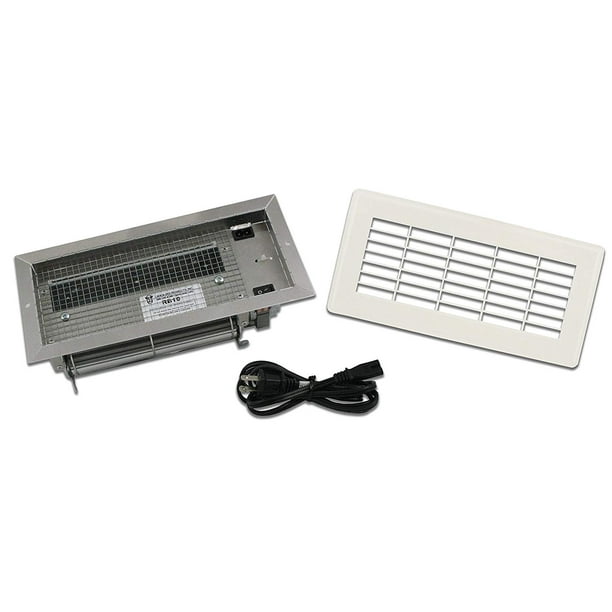 Tjernlund RB10W White Duct Booster Register Booster Fan for 4 Inch by