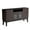 Brown #01, variant on Visentor 42 Inch Kitchen Storage Cupboard, Dining Room Storage Cabinet with Glass Door, Sideboard Buffet Table, Black