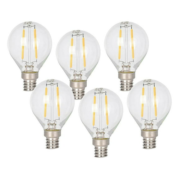 A&B Home LED Clear Bulb - E12 - Set of 6