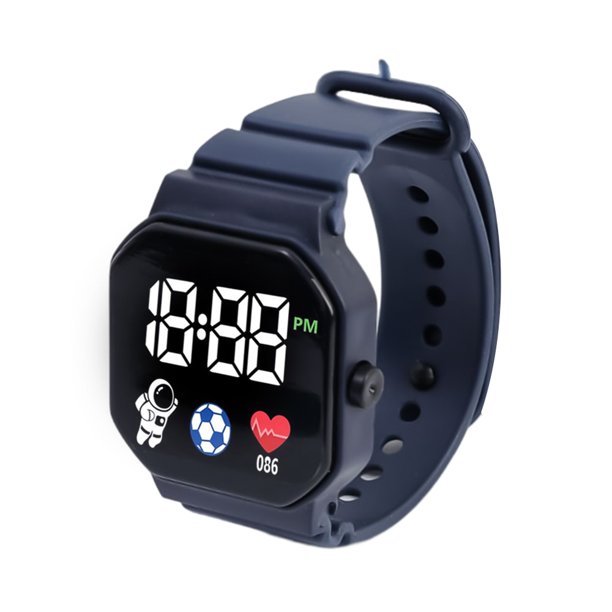 Reloj inteligente para niños, reloj de pulsera Digital para niño y niña, correa de silicona, deporte, Fitness, reloj electrónico LED, relojes de seguimiento de la salud Gao Jinjia LED