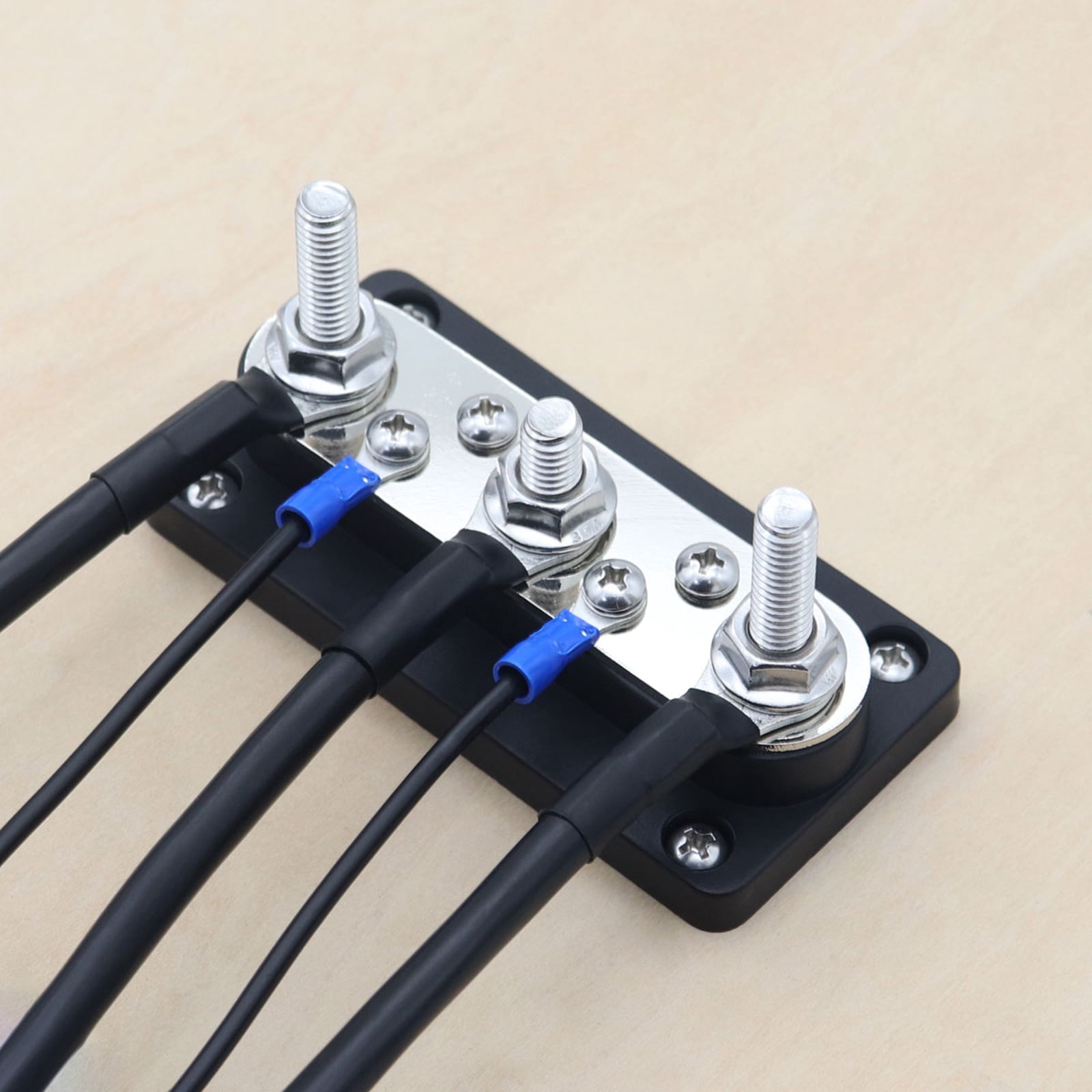 Car Terminal Block Bus 48V 150A Terminal Block Power Distribution Block M8 Termianl Bus for Automobile
