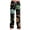 Green, variant on Halloween Sleep Pants for Women Ghost Pumpkin Print Drawstring Stretchy Pajama Pants