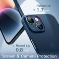thumbnail image 4 of JETech Ultra Slim (0.35mm Thin) Case for iPhone 14 Plus 6.7-Inch, Camera Lens Cover Full Protection, Lightweight Matte Finish PP Hard Minimalist Case, Support Wireless Charging (Blue), 4 of 6