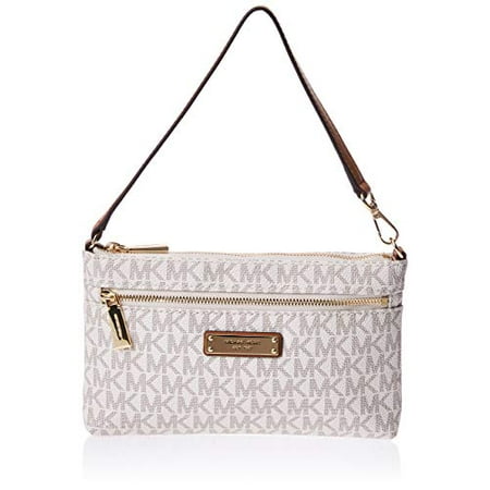 Michael Kors Jet Set Ladies Large Two Tone PVC coated Canvas Wristlet 32S7GJSW3B150