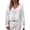 White, variant on Women's Sequins Sweater V Neck Knit Diamond Pattern Loose Hollow Out Long Sleeve Pullover Trendy Casual Tops (2XL, White)