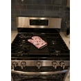 thumbnail image 2 of Pink Flowers and Polka Dots Oven Mitt, 2 of 7
