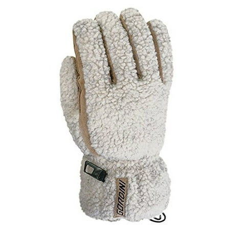 Gordini Stretch Gloves - Gordini Women's Wooly Gloves, Oatmeal, Small