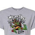 thumbnail image 3 of Teenage Mutant Ninja Turtles: Mutant Mayhem - Raphael Going In Loud - Juniors Cropped Cotton Blend T-Shirt, 3 of 5