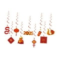 thumbnail image 5 of Tachiuwa 4x9 Pieces 2025 Lunar Year Wall Party Chinese New Year Hanging Card Decoration, 5 of 10