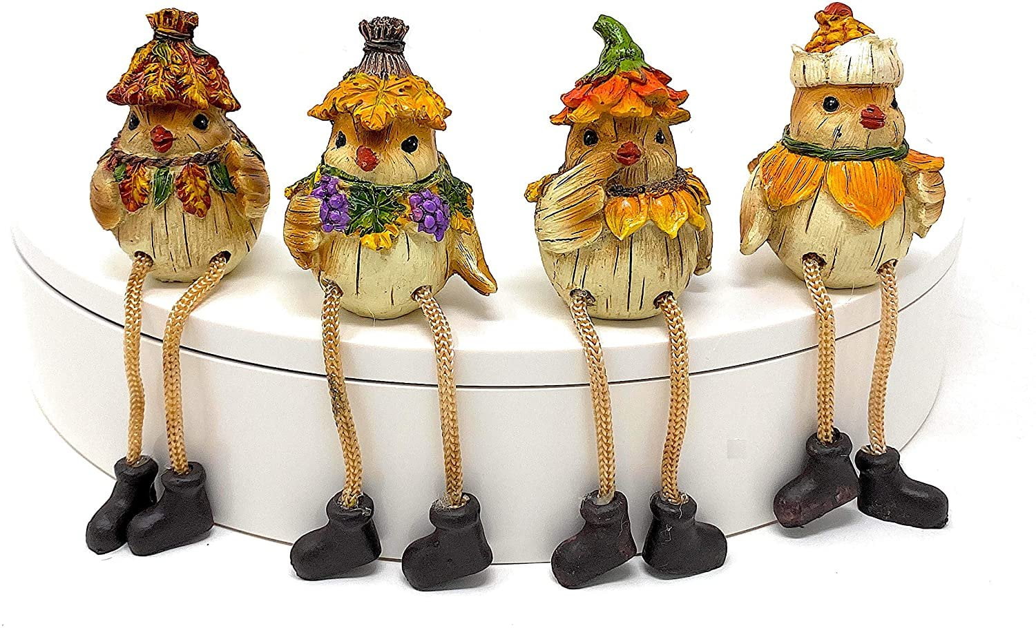 Gerson Thanksgiving Figurines Bird Shelf Sitters Fall Autumn Table