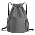 thumbnail image 1 of Mochila de viaje para hombres y mujeres nueva bolsa de fútbol con cordón gran capacidad alpinismo ciclismo deportes mochila paquete bolsillo, 1 of 5