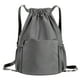 thumbnail image 1 of Mochila de viaje para hombre y mujer Bolsa de fútbol con cordón Gran capacidad Mochila deportiva para ciclismo y montañismo Bolsillo con cremallera, 1 of 5
