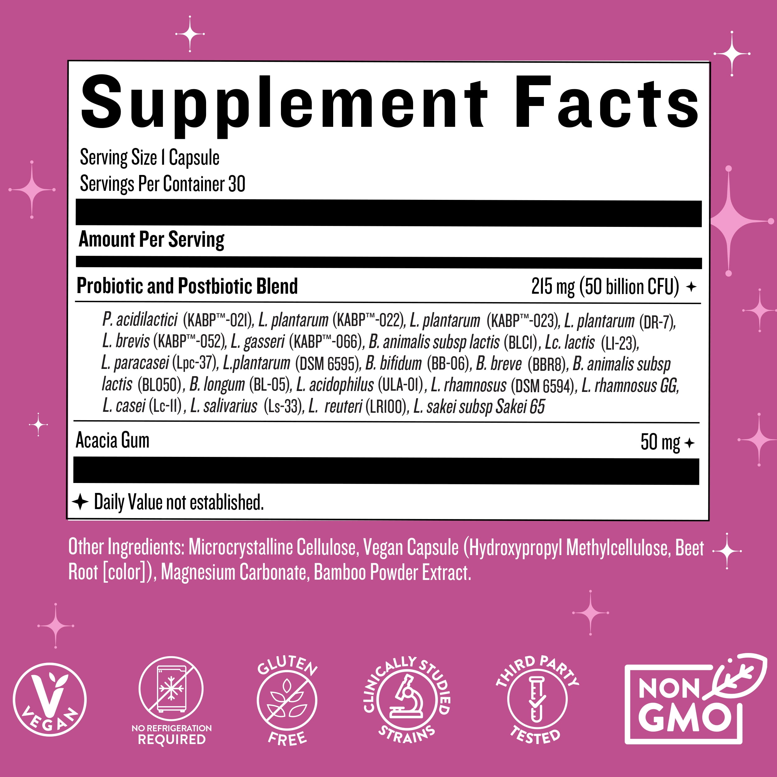 Legendairy Milk Hot Girl Ish Women's Daily Probiotic, Prebiotic, and Postbiotic Supplement, 30 Count