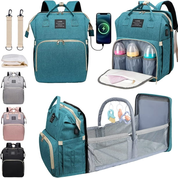 Diaper Bag Backpack, Baby Bag Diaper Bag with Changing Station Boy Waterproof Diaper Bag for Travel Baby Gifts - Walmart.com