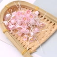 thumbnail image 5 of 50 piezas de 1 cm de estambre de papel para ramo de flores artificiales hechas a mano para decoración del hogar de bodas, manualidades DIY, guirnalda de flores falsas, 5 of 5