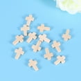 thumbnail image 5 of RENACLIPY 50 Pcs Natural Wood Cross Pendants for Crafting, Earrings, Jewelry Making, and Artistic DIY Projects, 5 of 6
