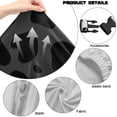 thumbnail image 7 of Jiueut Black Leopard Print 4 PCS Gaming Chair Covers, Stretchable Chair Protective Cover with 2 Pieces Arm Rest Cushion Anti-Dust Universal Chair Slipcover Protector, 7 of 7