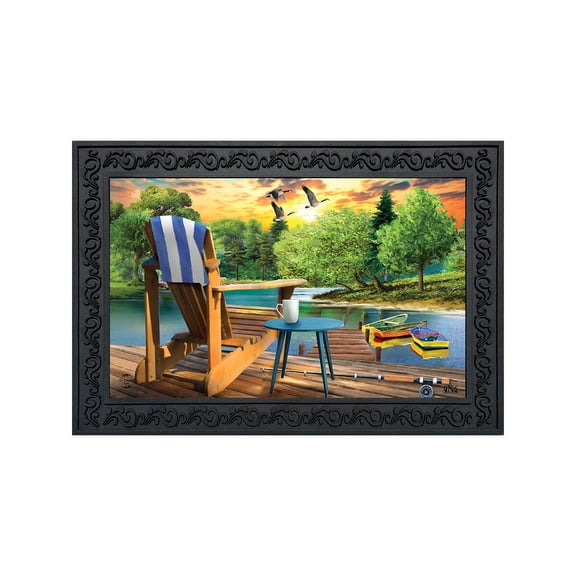 Briarwood Lane Doormat 30x18 Indoor Outdoor Lakeside Escape Summer For Summer Doormat