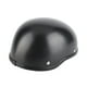 thumbnail image 1 of Casco de motocicleta exquisito para hombre, casco retro de media cara, negro mate, 1 of 15