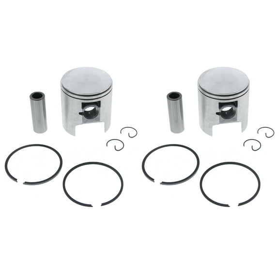 1989 Ski-Doo Safari Saga Piston Kit x2 Snowmobile by Race-Driven