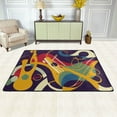 thumbnail image 6 of ZICANCN Area Rugs Doormat , Music Guitar Facecloth Non-Slip Floor Mat Rug for Living Room Kitchen Sink Area Indoor Outdoor Entrance 72"x48", 6 of 9