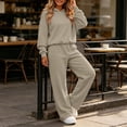 thumbnail image 4 of Mifsaly 2 Piece Lounge Set Women Oversized Hoodies and Baggy Sweatpants with Pockets Fall Winter Fashion Causal Travel Matching Outfits, 4 of 10