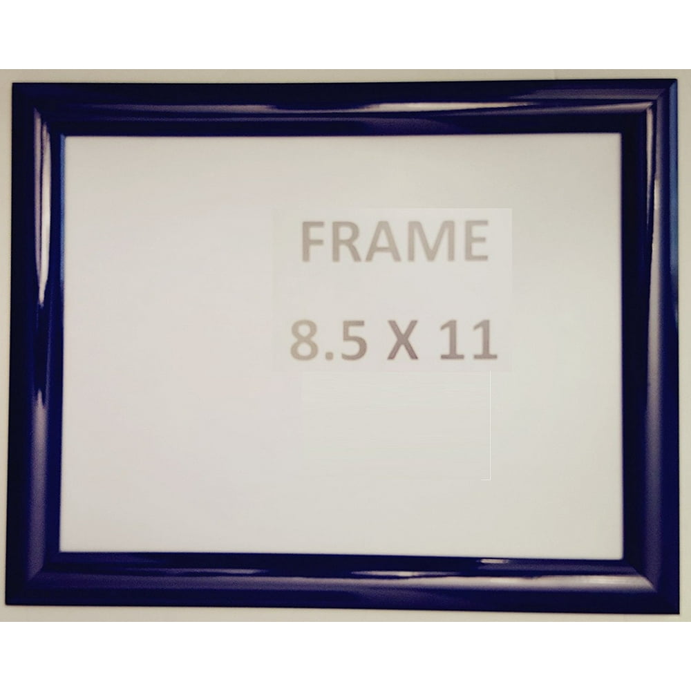 Dark Blue Snap Poster Frame/ Picture Frame / notice frame 8.5 x 11