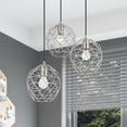 thumbnail image 6 of 46593-91 Livex Lighting Paxten- 3 Light Pendant in Geometric Style - 20 Inches wide by 13 Inches high-Brushed Nickel Finish, 6 of 8