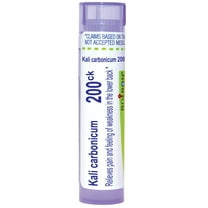Boiron Kali Carbonicum 200CK, Homeopathic Medicine for Pain And Feeling Of Weakness In The Lower Back, 80 Pellets