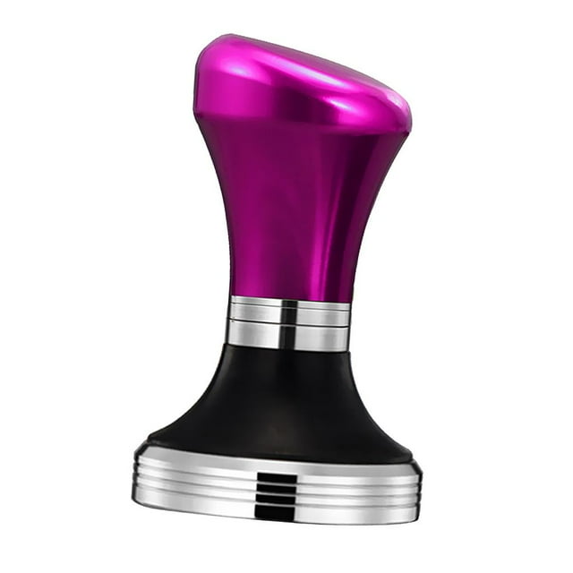 inoxidable de 58 mm Tamper 3 Púrpura Gloria Manipulación de café