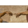 thumbnail image 3 of Michelangelo 24x16 Black Modern Framed Museum Art Print Titled - The Creation of Adam Detail, 3 of 5