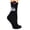 A-Black220, variant on Yuanlong Women's Crew Socks 3D Cat Ear Pattern Print Socks Cute Novelty Stylish Holiday Casual Hosiery