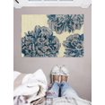 thumbnail image 4 of Aspire Wool Floral Ivory & Navy 2' x 3' Accent Rug, 4 of 5