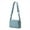 Light Blue, variant on Triple Zip Small Crossbody Bag with Wide Guitar Strap, Crossbody Purse for Women Trendy