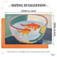 thumbnail image 6 of Yayeee Doormat for Indoor Entrance 32" x 20" Non Slippery Floor Rug, Goldfish Bowl, 6 of 8
