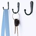 thumbnail image 4 of 10pcs Hooks Wall Hanger Stainless Alloy Coat Racks Hook Bathroom Accessories Kitchen Accessories Coat Shelves Clothes Rack, 4 of 11
