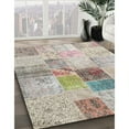 thumbnail image 2 of Ahgly Company Indoor Rectangle Contemporary Pale Silver Gray Area Rugs, 5' x 7', 2 of 6