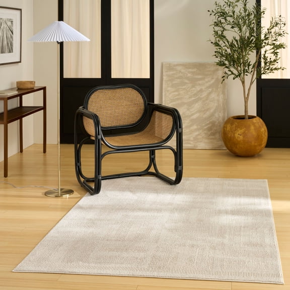 Nourison Nordic 5' x 7' Taupe Modern Indoor Rug
